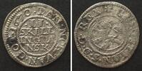 Norwegen NORWEGEN 2 Skilling 1670 CHRISTIAN V. v. DÄNEMARK Billon RAR! -