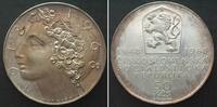 50 Kronen 1968 Tschechoslowakei CSSR 50 Korun 1968, 50 JAHRE TSCHECHOSLOWAKEI, Silber PP PP