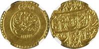 1/4M AH1187(1773) IRAN 1/4 Mohur AH 1187 (1773) Khoy mint ZAND KARIM KHAN gold UNC!!! NGC UNC DETAIL