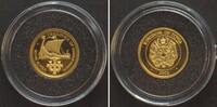 Tonga TONGA 10 Pa'anga 2003 TREASURE OF HIDDENSEE Gold, Wikingerschiff -