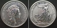 England GROSSBRITANNIEN 2 Pounds 2017 Britannia ELIZABETH II. 1 Unze Silber -