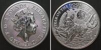 England GROSSBRITANNIEN 2 Pounds 2018 Lunar JAHR DES HUNDES 1 Unze Silber -