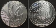 Frankreich FRANKREICH 10 Euro 2015 HAHN Silber -