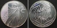 Frankreich FRANKREICH 10 Euro 2014 HAHN Silber -