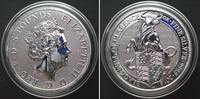 England GROSSBRITANNIEN 5 Pounds 2018 Black Bull of Clarence QUEEN'S BEASTS 2 oz Silber -