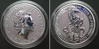 England GROSSBRITANNIEN 5 Pounds 2020 White Horse of Hanover QUEEN'S BEASTS 2 oz Silber -