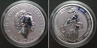 England GROSSBRITANNIEN 5 Pounds 2021 Greyhound of Richmond QUEEN'S BEASTS 2 oz Silber -