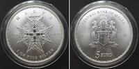 Malta MALTA 5 Euro 2023, MALTESERKREUZ, 1 Unze Silber -