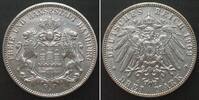  1909 Hamburg HAMBURG 3 Mark 1909 J Silber J.64 ss-vz
