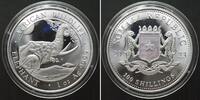 Somalia SOMALIA 100 Shillings 2023 Elefant AFRIKANISCHE TIERWELT Silber 1 Unze -