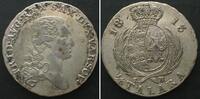 POLEN 1/3 Talara 1813 IB, FRIEDRICH AUGUST I. Silber ERHALTUNG! vz+