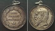 Bayern - Orden und Abzeichen BAYERN Verdienstmedaille ca. 1910 DEM BESTEN SCHÜTZEN - LUITPOLD Silber 35mm -