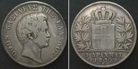 Griechenland GRIECHENLAND 5 Drachmen 1833 A Paris OTTO v. BAYERN Silber -