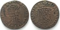Sachsen-Neu-Weimar SACHSEN-NEU-WEIMAR 2/3 Taler 1677 JOHANN ERNST II. Probe-Abschlag -