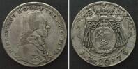 Salzburg, Erzbistum SALZBURG 20 Kreuzer 1778 HIERONYMUS VON COLLOREDO Silber -