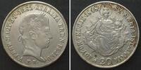 Haus Habsburg UNGARN 20 Krajczar 1848 KB, FERDINAND I. Madonna, Silber ERHALTUNG! -