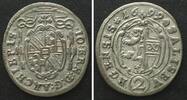 Salzburg, Erzbistum SALZBURG Halbbatzen 1699 JOHANN ERNST v. THUN u. HOHENSTEIN Silber ERHALTUNG! -
