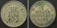 Hessen-Kassel HESSEN-KASSEL 1 Silbergroschen 1841, WILHELM II & FRIEDRICH WILHELM, ERHALTUNG! -
