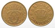 Dänemark DÄNEMARK 2 Kroner 1925 CHRISTIAN X. Al-Br ERHALTUNG! # 66982