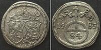 Bamberg, Bistum BAMBERG 1/84 Taler 1686 MARQUARD SEBASTIAN SCHENK VON STAUFENBERG Silber -