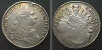 Bayern Konventionstaler BAYERN Madonnentaler 1786, KARL THEODOR, Silber -