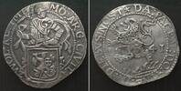 Niederlande - Zwolle NL OVERIJSSEL - ZWOLLE Leeuwendaalder 1641 Silber ERHALTUNG! -