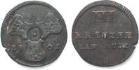 Löwenstein-Wertheim-Virneburg-Rochefort LÖWENSTEIN-WERTHEIM-VIRNEBURG-ROCHEFORT 3 Kreuzer 1801 Billon -