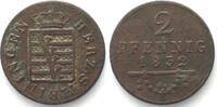 Sachsen-Meiningen SACHSEN-MEININGEN 2 Pfennig 1832 BERNHARD ERICH FREUND Kupfer -