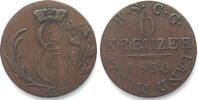 Sachsen-Coburg-Gotha SACHSEN-COBURG-GOTHA 6 Kreuzer 1830 ERNST I. Billon -