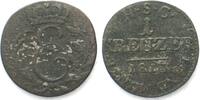 Sachsen-Coburg-Saalfeld SACHSEN-COBURG-SAALFELD 1 Kreuzer 1813 ERNST I. Billon RAR! -