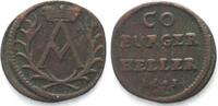 Sachsen-Coburg SACHSEN-COBURG Heller 1691 ALBRECHT III. Kupfer -