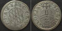Bayern BAYERN 2 Kreuzer 1632, MAXIMILIAN I. Silber -