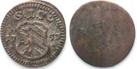 Nürnberg NÜRNBERG Einseitiger Pfennig 1753 Billon -