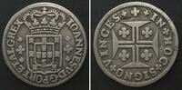 Portugal PORTUGAL 120 Reis (6 Vintens) o.J. (1706-1750) JOAO V. Silber RAR! -