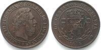 Spanien SPANIEN 10 Centimos 1875 CARLOS VII. - PRÄTENDENT - Bronze ERHALTUNG! -