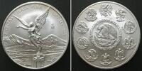 MEXIKO 2 Onzas 1997 SIEGESGÖTTIN Silber SELTEN! stgl