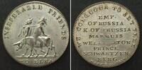 British Medals  1814 NAPOLEON I Exile on Elba Island, Satyric Medalet by T. Kettle UNC!!! unz