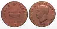 Italien KINGDOM of NAPOLEON 1 Soldo 1812 V - VENICE copper VF # 68095 Foto