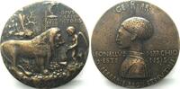 Italien - Ferrara  LEONELLO D'ESTE, AE Medal 1444, Marriage to Maria d'Aragona, by Pisanel