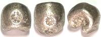 1851-1868 THAILAND 1 Baht, RAMA IV (1851-68) Mongkut, Pot Duang Bullet Coin, silver VF-XF ss-vz
