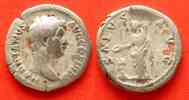 Roman Imperial HADRIAN AR Denar 134-138 SALVS AVG COS III # 68872