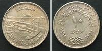 &Auml;gypten 1964 EGYPT. 10 Piastres 1964, Diversion of the Nile, silver, AU ... 15,99 EUR14,99 EUR  zzgl. 4,50 EUR Versand