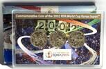 Japan JAPAN Official Set 3 x 500 Yen 2002 FIFA WORLD CUP KOREA/JAPAN Ni-Brass -