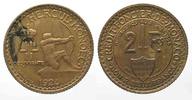 Monaco MONACO 2 Francs 1924 LOUIS II. Alu-Bro ERHALTUNG! # 73755