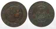 Spanien SPANIEN 5 Centimos 1868 Seville ISABEL II Kupfer # 73773