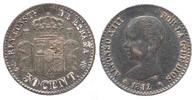 Spanien SPANIEN 50 Centimos 1892(92) PG-M ALFONSO XIII. Silber # 73859