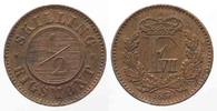 Dänemark DÄNEMARK 1/2 Skilling 1857 Altona FREDERIK VII. Bronze ERHALTUNG!!! # 74702