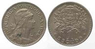 Portugal PORTUGAL 1 Escudo 1928 Ku-Ni SELTEN! ERHALTUNG!!! # 74756