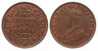 Indien Britisch BRITISCH INDIEN 1/4 Anna 1936 Bombay GEORGE V. Bronze ERHALTUNG!!! # 74776