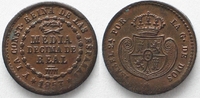 Spanien SPANIEN 1/20 Real 1853 ISABEL II. Kupfer ERHALTUNG!!! RAR!!! # 77994